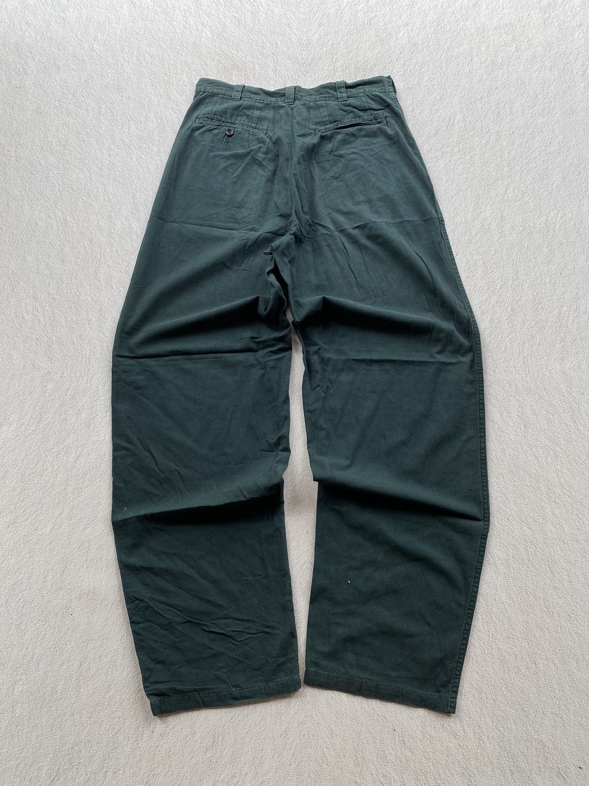 Comme des Garcons × Comme des Garcons Homme Plus × Japanese Brand Comme Des Garcons Olive Green Casual Pant Size US 30 / EU 46 - 1 Thumbnail