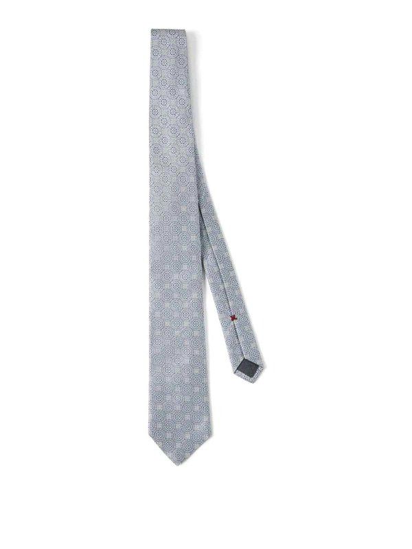 Brunello Cucinelli o1la1rc1a0425 Size: OS/Tie in Grey Size ONE SIZE - 1 Thumbnail
