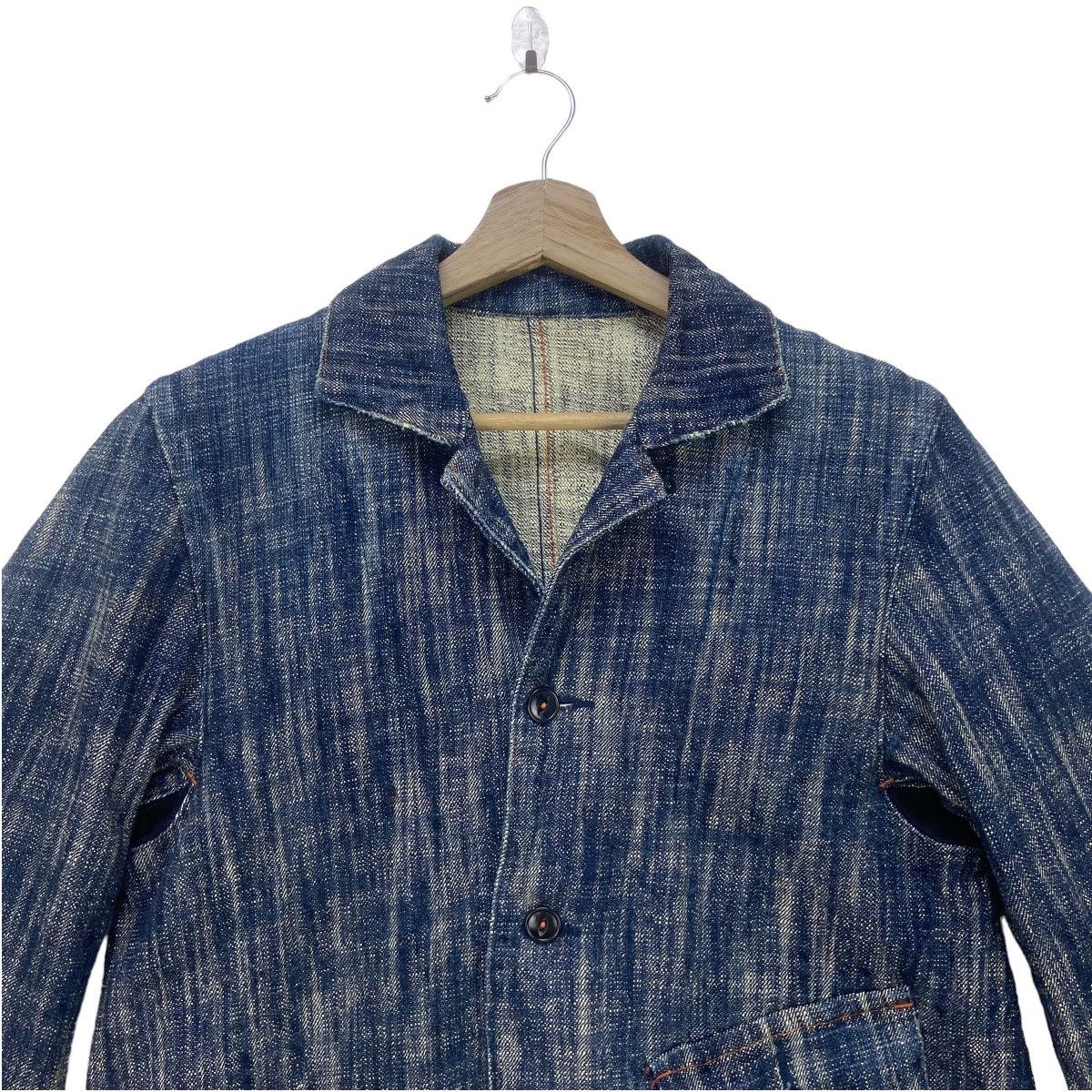 KATO Vtg Kato Tool Project Traditional Boro Sashiko French Worker Size US S / EU 44-46 / 1 - 6 Thumbnail