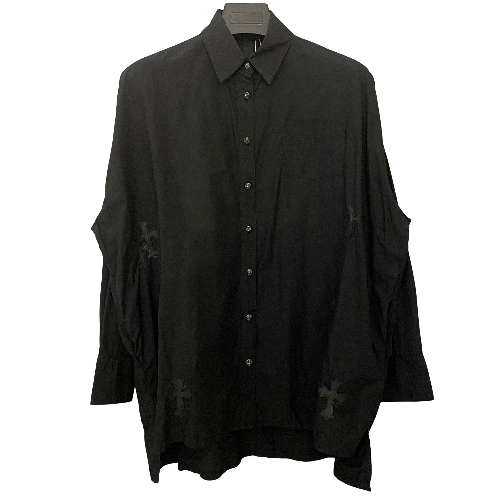 Chrome Hearts Chrome Hearts Leather Cross Patch Shirt XS Size US XS / EU 42 / 0 - 1 Thumbnail