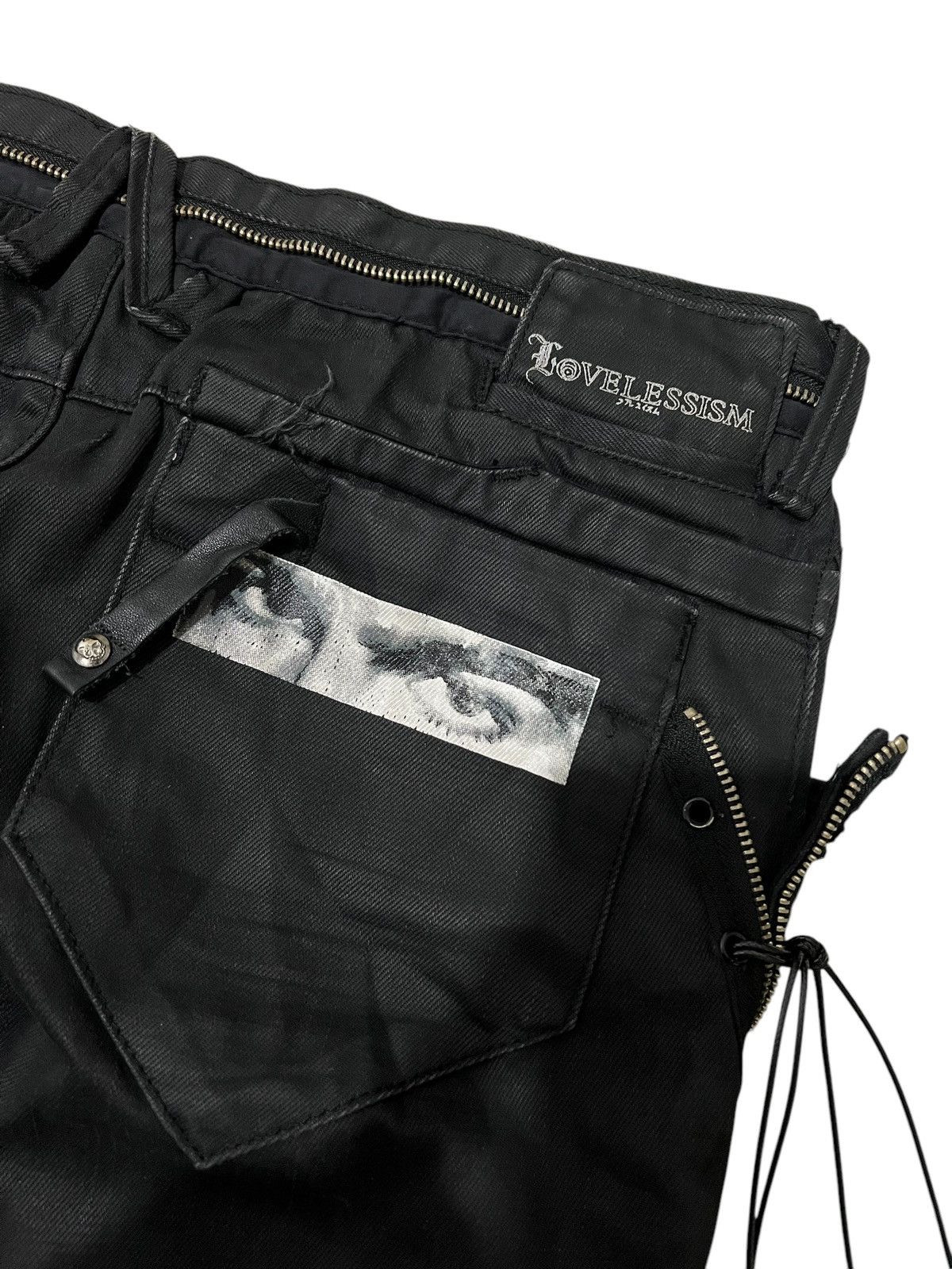 If Six Was Nine × Japanese Brand × Loveless Lovelessism wax japanese punk bondage pants Size US 30 / EU 46 - 9 Thumbnail
