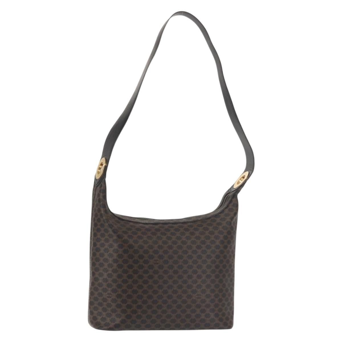 Celine CELINE Macadam Canvas Shoulder Bag Pvc Leather Black Gold Size ONE SIZE - 1 Thumbnail