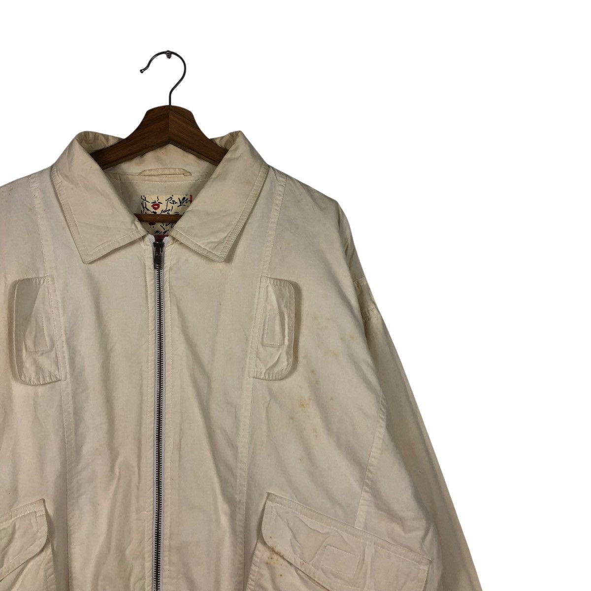 Japanese Brand 🔥VINTAGE BOMBER JACKET BONDAGE PARACHUTE HALF ISSEY MIYAKE Size US M / EU 48-50 / 2 - 8 Thumbnail