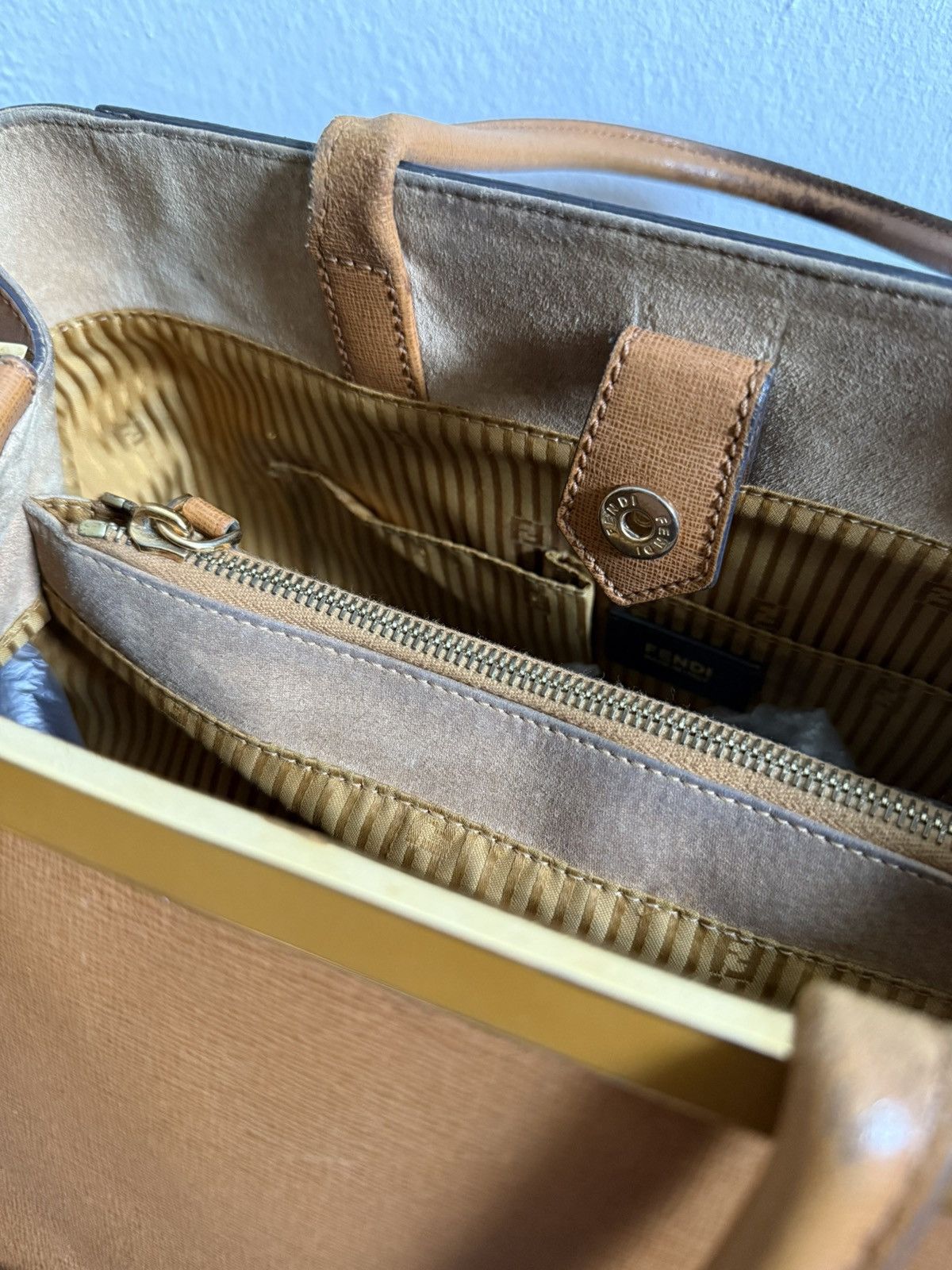 Fendi Fendi Toujours leather hand bag Size ONE SIZE - 14 Thumbnail