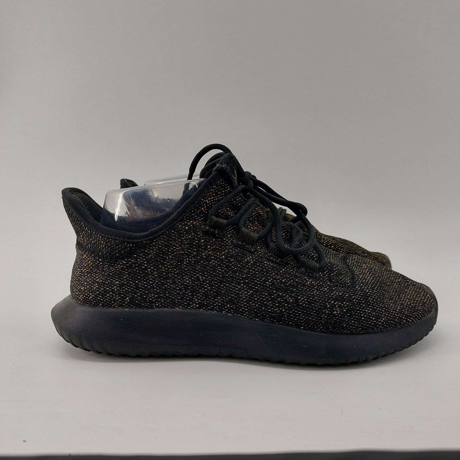 Adidas Adidas Tubular Size 7 Black Gold Metallic Running Sneakers Size US 7 / IT 37 - 4 Thumbnail