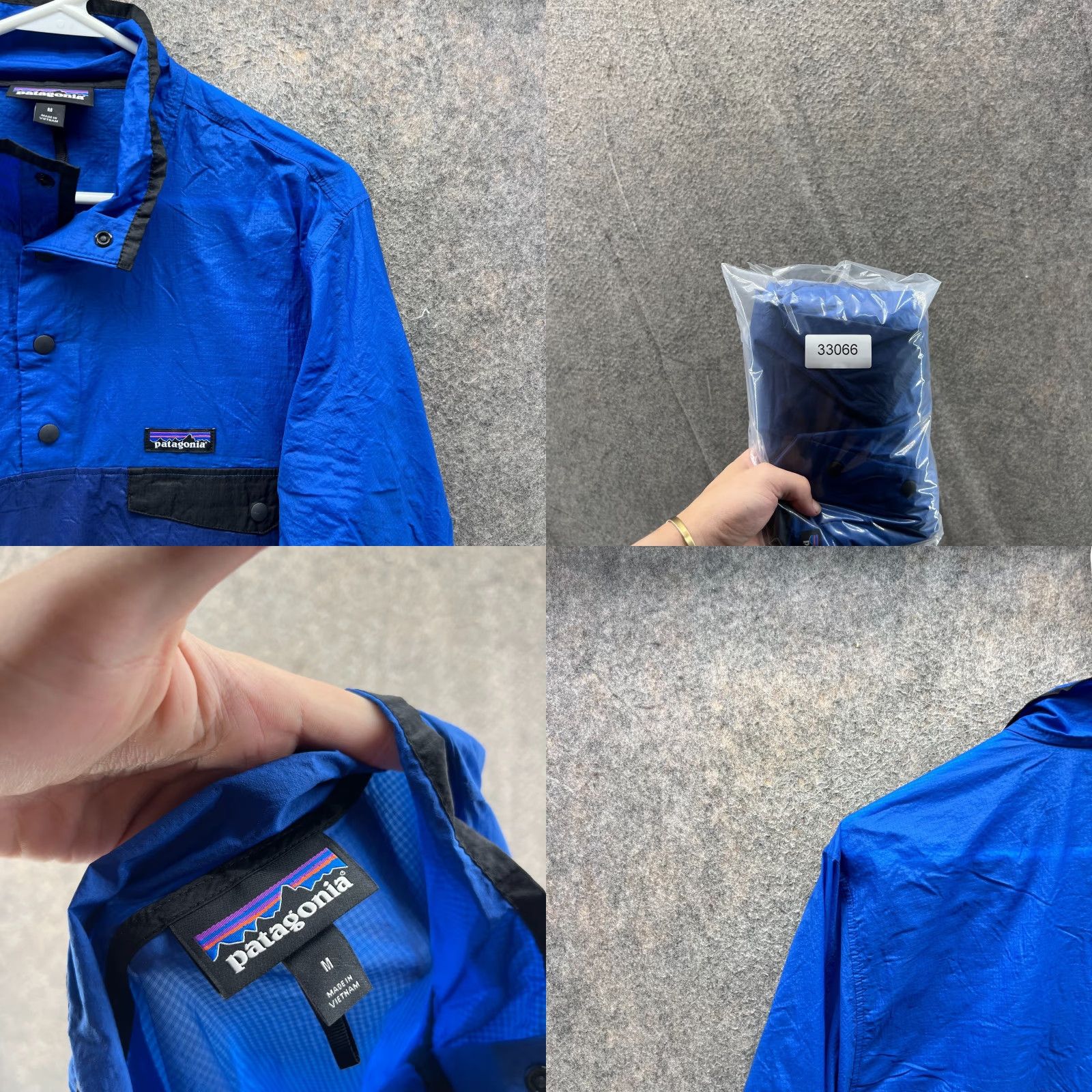 Patagonia Patagonia Jacket Mens Medium Royal Blue Windbreaker Snap Pullover Houndini Size US M / EU 48-50 / 2 - 8 Thumbnail
