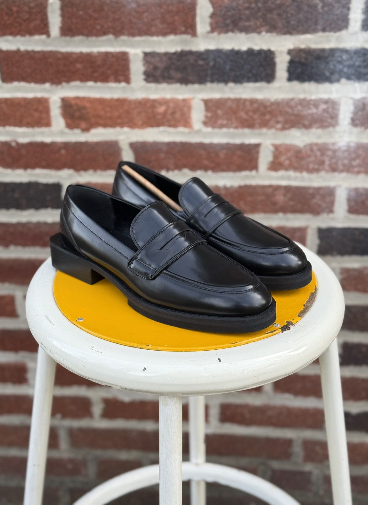 Other Charles David Delusion Platform Black Leather Loafers Unisex Size US 6.5 / EU 39-40 - 7 Thumbnail