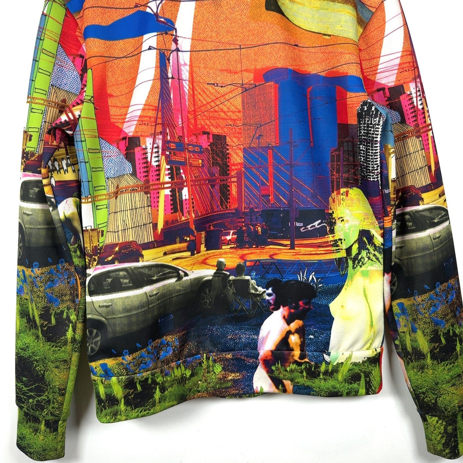 Prada Prada SS19 Psychedelic Zip Up Jacket Size US S / EU 44-46 / 1 - 8 Thumbnail