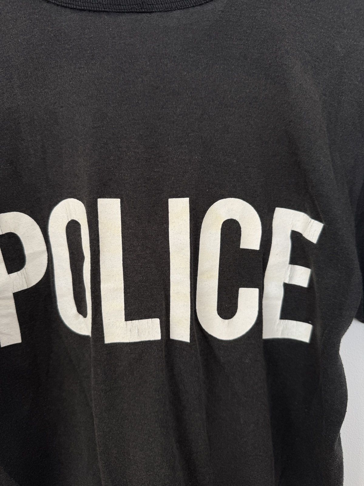 Vintage Vintage Police Polizei T-Shirt Kanye West Size US S / EU 44-46 / 1 - 10 Thumbnail