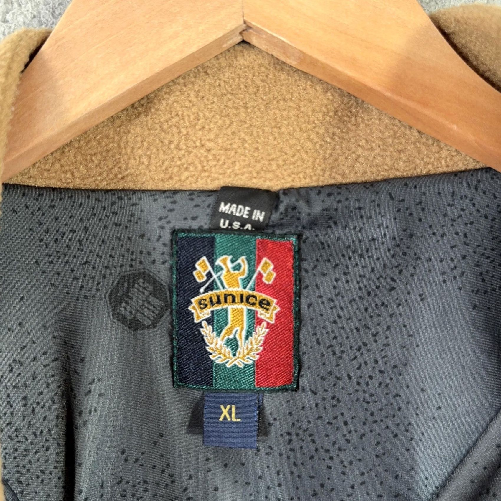 Vintage VINTAGE Sunice Pullover Men XL Gore Windstopper Fleece Made USA Outdoor 90s Golf Jacket Brown Windbreaker Snap Buttons Lie? Size US XL / EU 56 / 4 - 3 Thumbnail