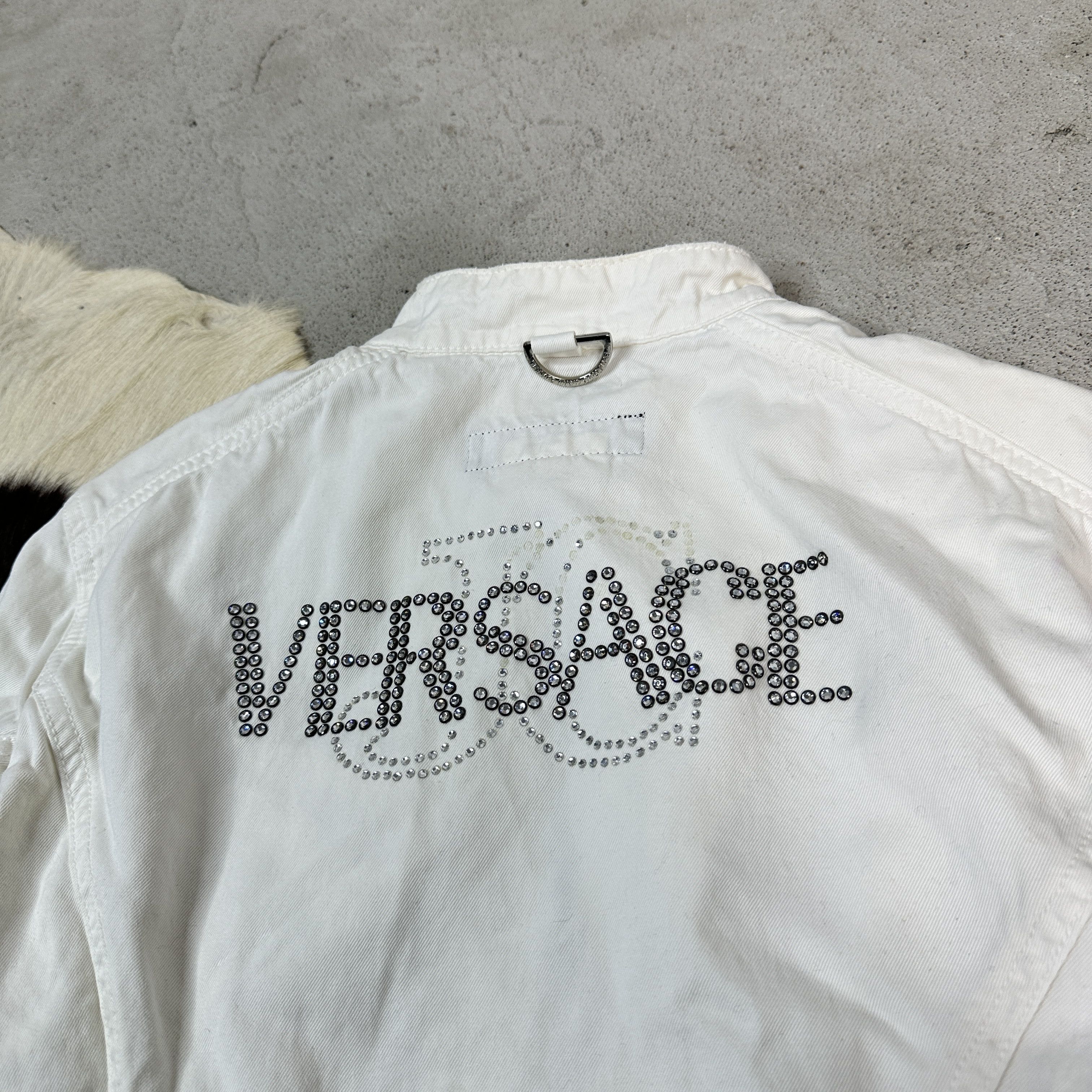 Versace × Vintage Women's Fitted Vintage Versace Y2K Jacket Size S / US 4 / IT 40 - 3 Thumbnail