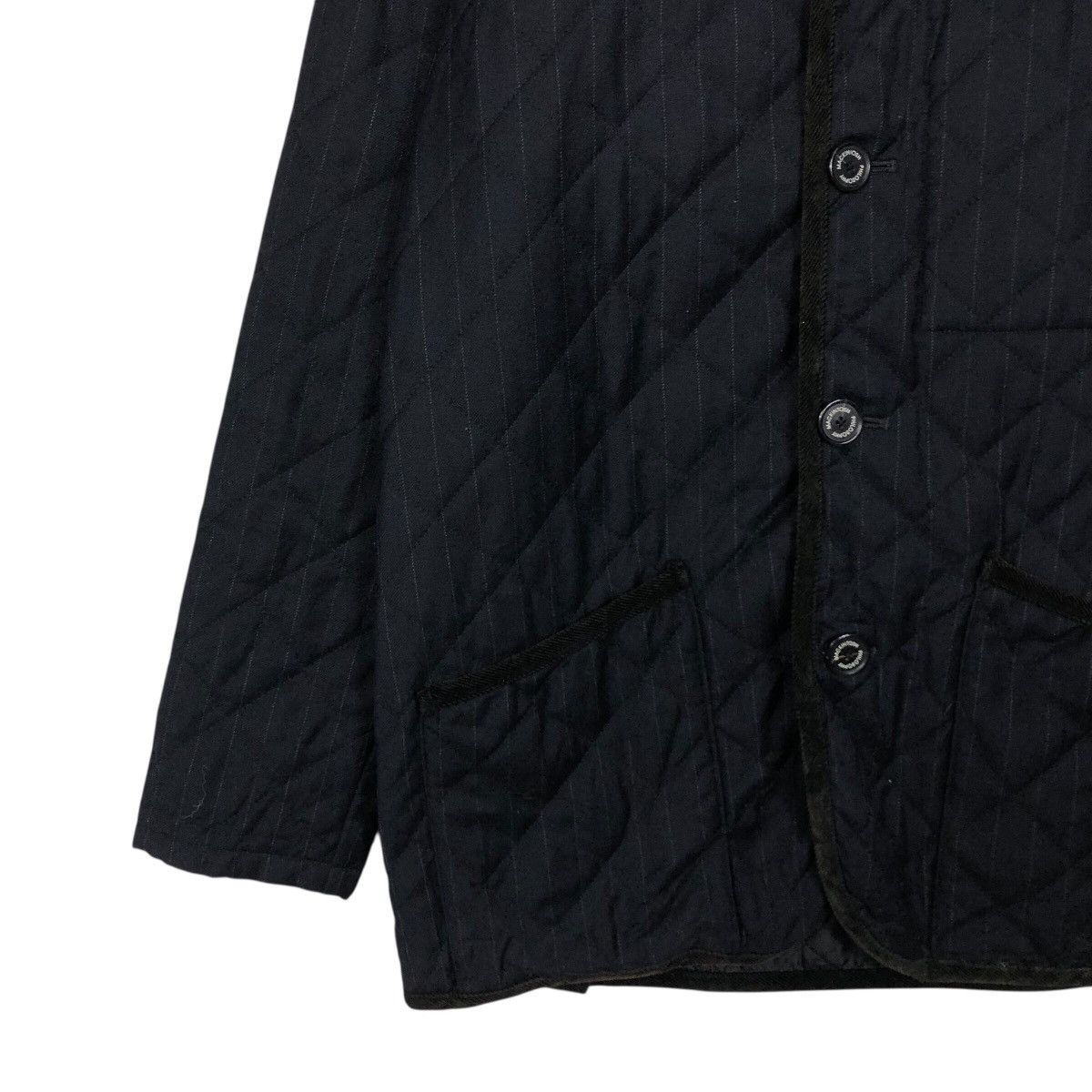 Mackintosh Men’s Quilted Coat with Button Front and Corduroy Collar Size US M / EU 48-50 / 2 - 5 Thumbnail