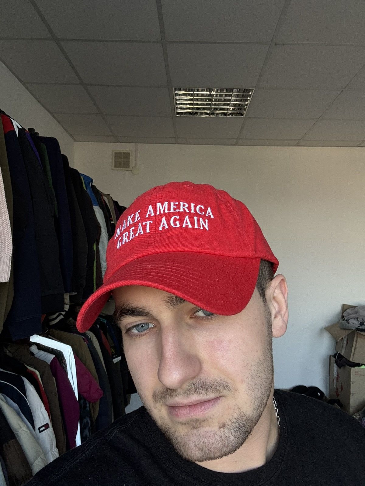 Donald Trump × Vintage Rare 00s red cap Make America Great Again Trump hat Size ONE SIZE - 1 Thumbnail
