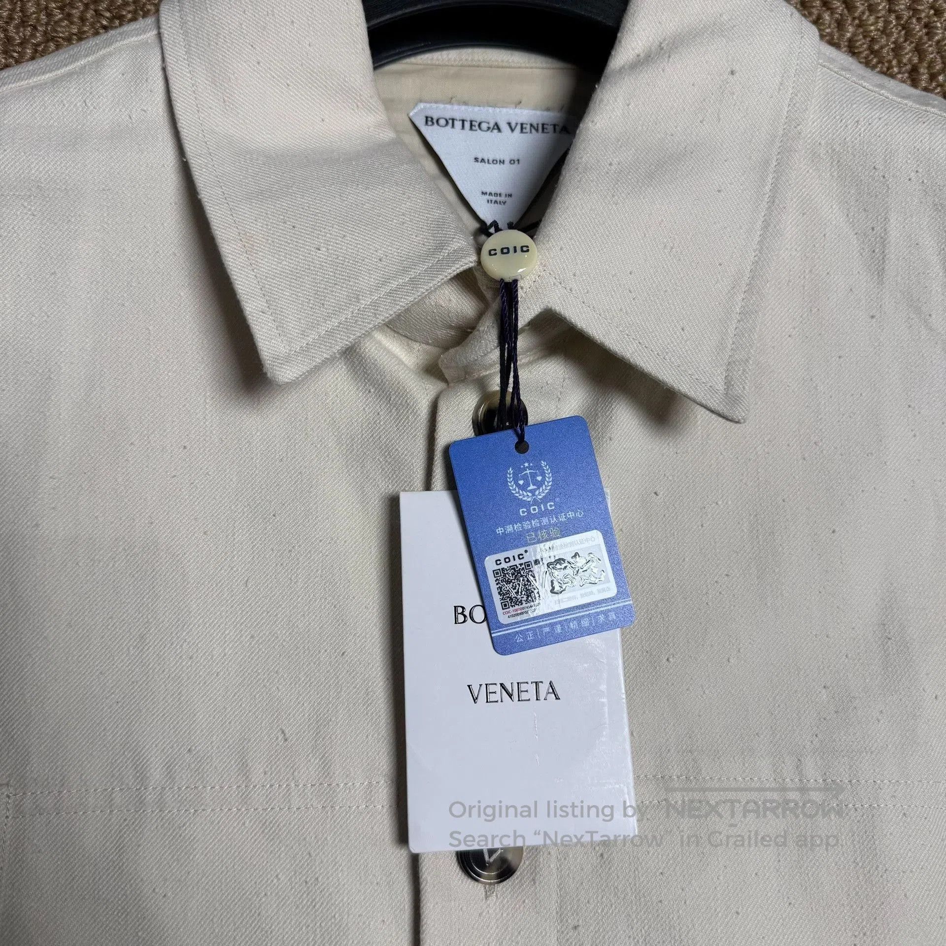 Bottega Veneta Bottega Veneta Men's Workwear Lumber Shirt. Size US M / EU 48-50 / 2 - 3 Thumbnail