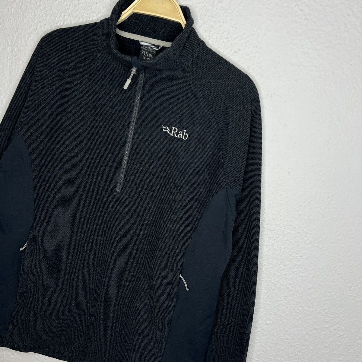 Rab Rab Sweatshirt pull-on fleece 1/2 zip Black Logo Size US L / EU 52-54 / 3 - 3 Thumbnail