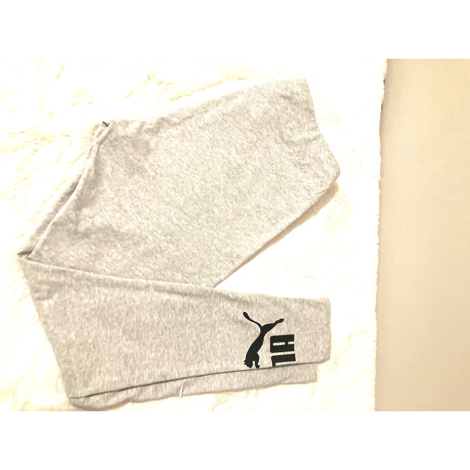 Puma Puma Sweat pants Women’s medium Logo Grey nwot Size US 29 - 5 Thumbnail