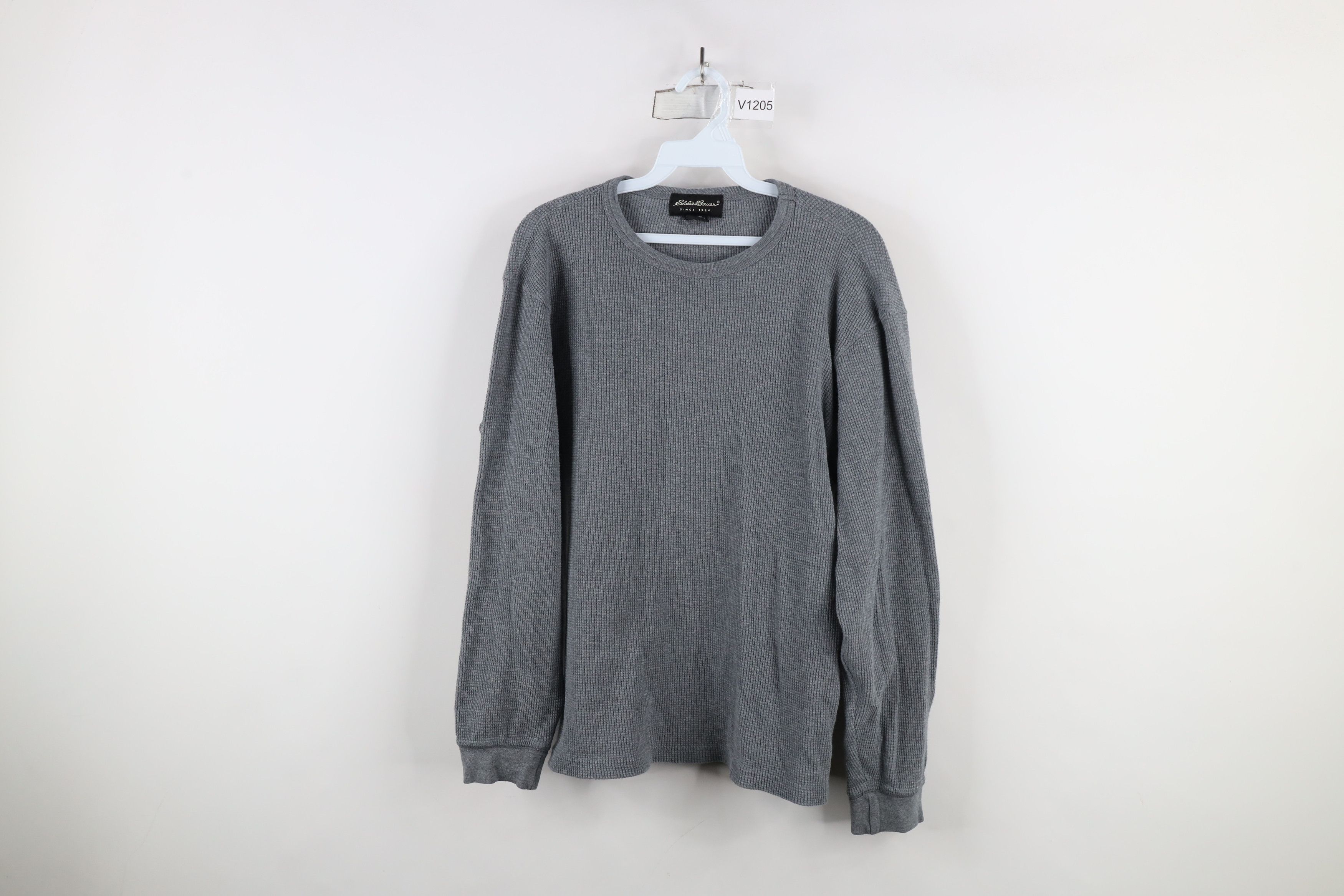 Eddie Bauer × Vintage Vintage 90s Eddie Bauer Waffle Knit Long Sleeve T-Shirt Size US S / EU 44-46 / 1 - 1 Thumbnail