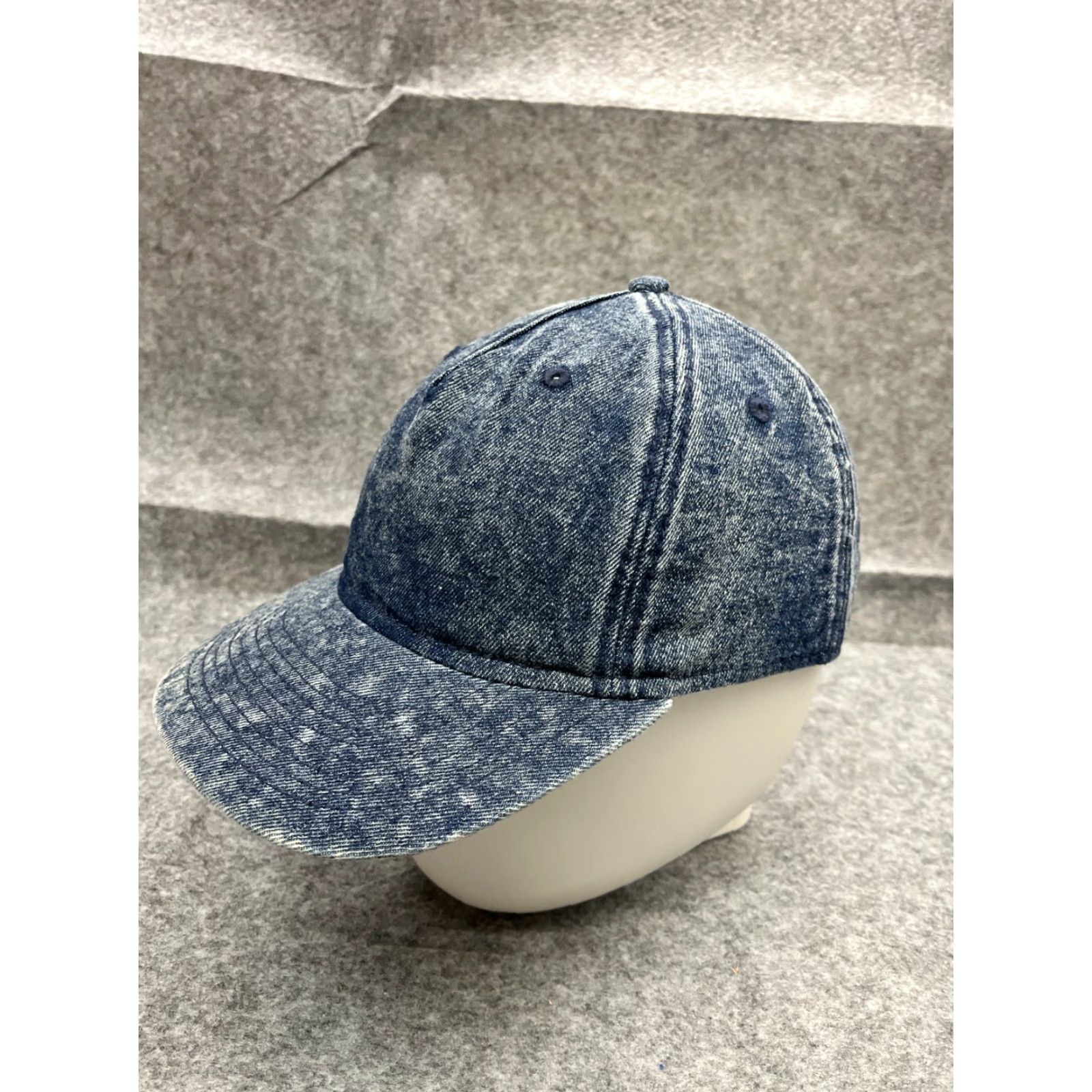 Vintage No Boundaries Hat Cap Snap Back Adult One Size Blue Denim 100% Polyester Adjustable Lightweight Baseball Cap Men Women Sun Beach Outdoor Casual Cap Size ONE SIZE - 4 Thumbnail