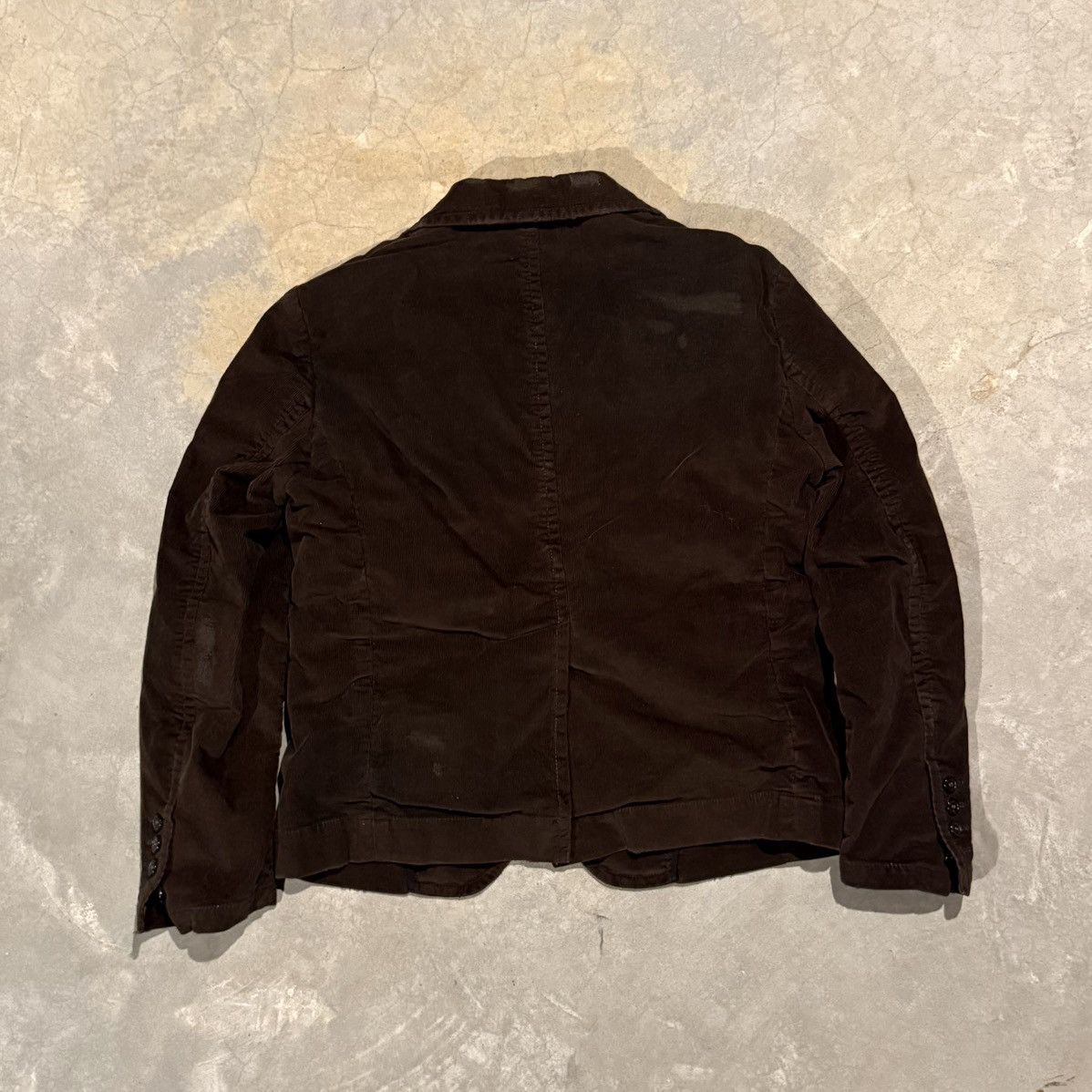 Dsquared2 Dsquared2 Distressed Repaired Micro Corduroy Blazer Jacket Size US M / EU 48-50 / 2 - 10 Thumbnail