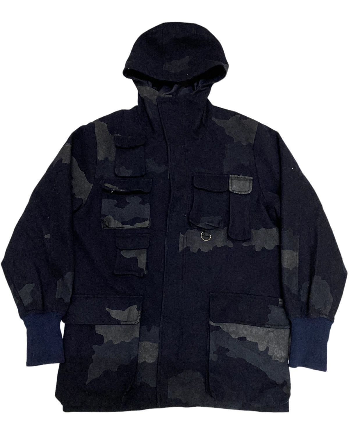 General Research × Japanese Brand Scheme Warriors Multipocket Wool Camouflage Jacket (C2) Size US M / EU 48-50 / 2 - 3 Thumbnail