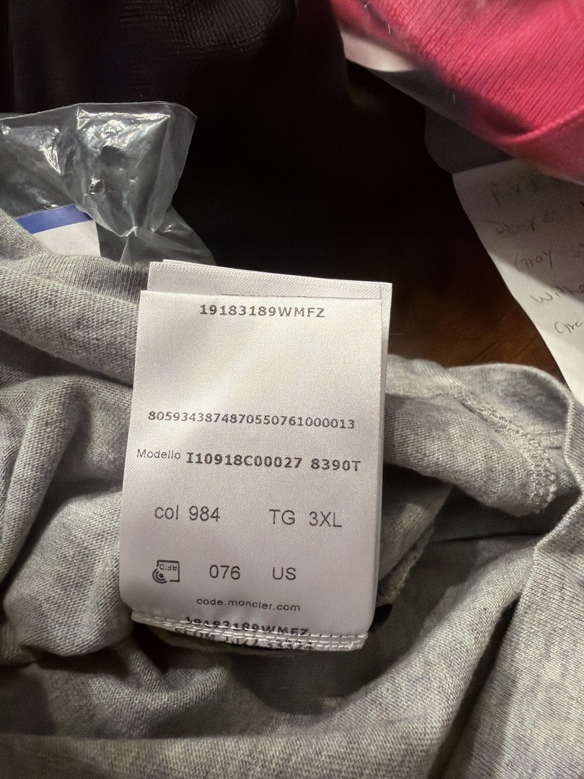 Moncler 2023 SS TSHIRT MONCLER Size US XXL / EU 58 / 5 - 10 Thumbnail