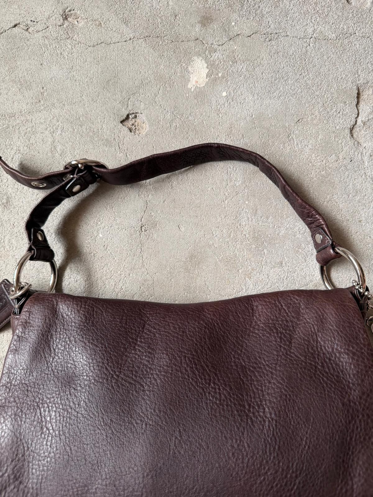 Coach Coach Pebbled Leather Hobo Shoulder Bag Brown Size ONE SIZE - 6 Thumbnail