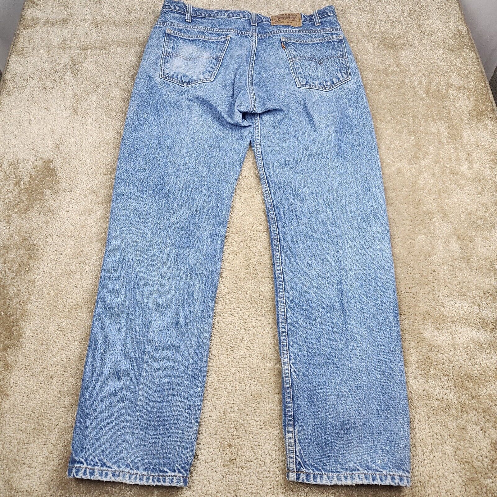 Levi's Levi's 505 Orange Tab Jeans Mens 38x32 (37x31) Denim 1994 Size US 38 / EU 54 - 6 Thumbnail
