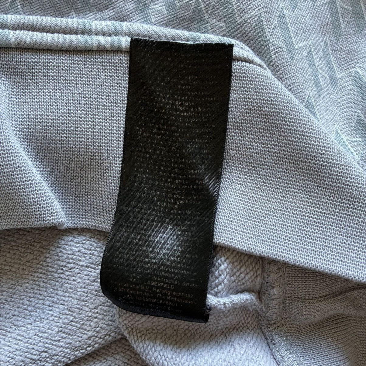 Karl Lagerfeld Karl Lagerfeld Ikonik Monogram Slate Gray Sweatshirt Size US L / EU 52-54 / 3 - 9 Thumbnail