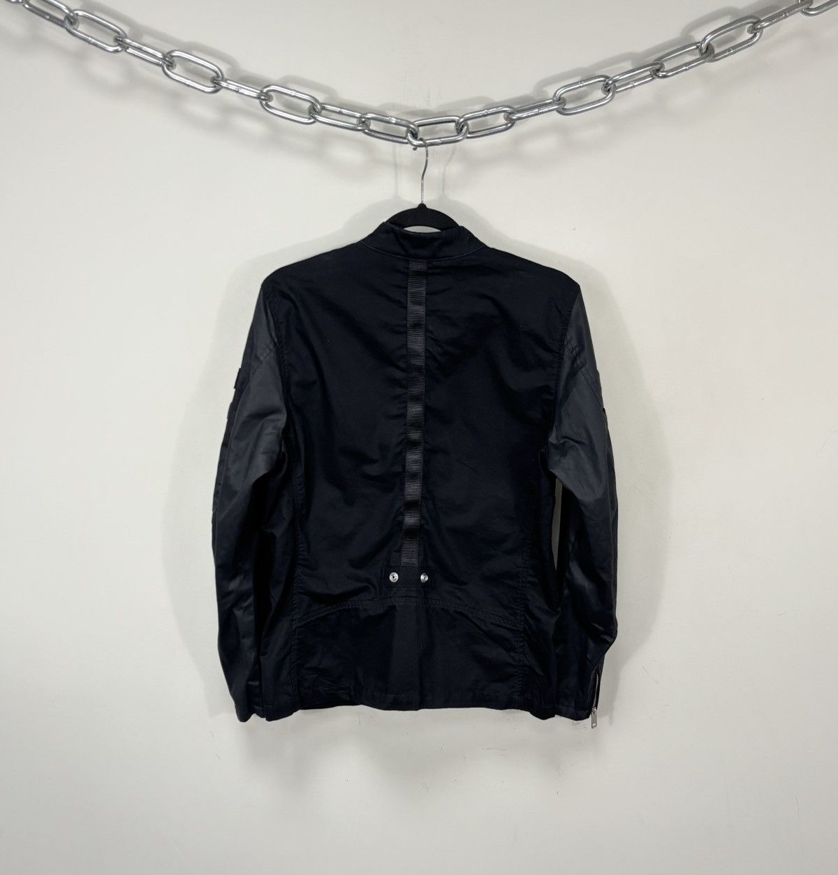 Diesel Diesel Burble NWT Men’s Avant Garde Black Moto Racing Jacket Size US S / EU 44-46 / 1 - 3 Thumbnail