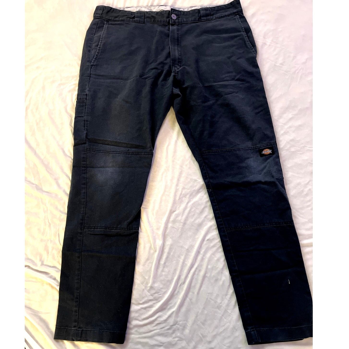 Dickies Dickies Skinny Straight Pants - 38x32 -Vintage Workwear-Blue Size US 38 / EU 54 - 2 Thumbnail