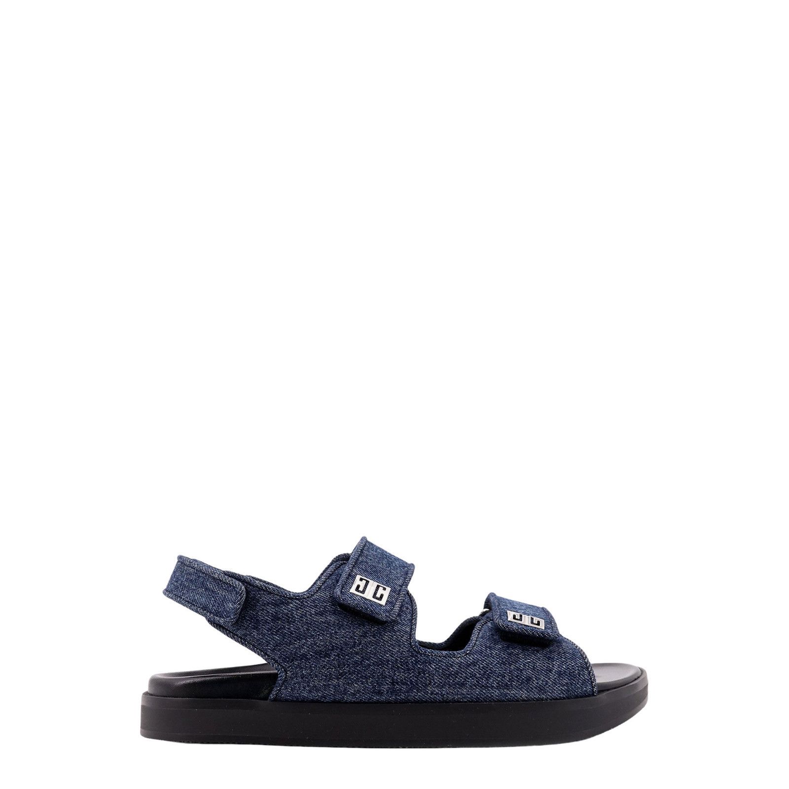GIVENCHY Blue Denim Strap Sandals New And Authentic (Women's