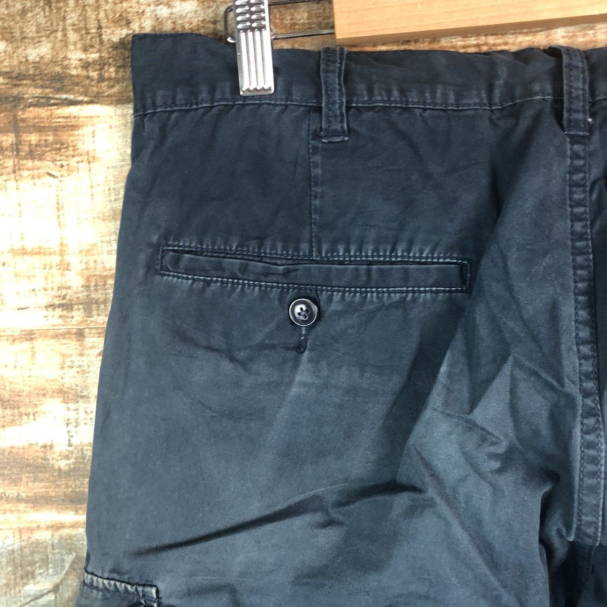 GU × Japanese Brand DL GU Dark Blue Cargo Multipocket Pants #C653 Size US 32 / EU 48 - 16 Thumbnail