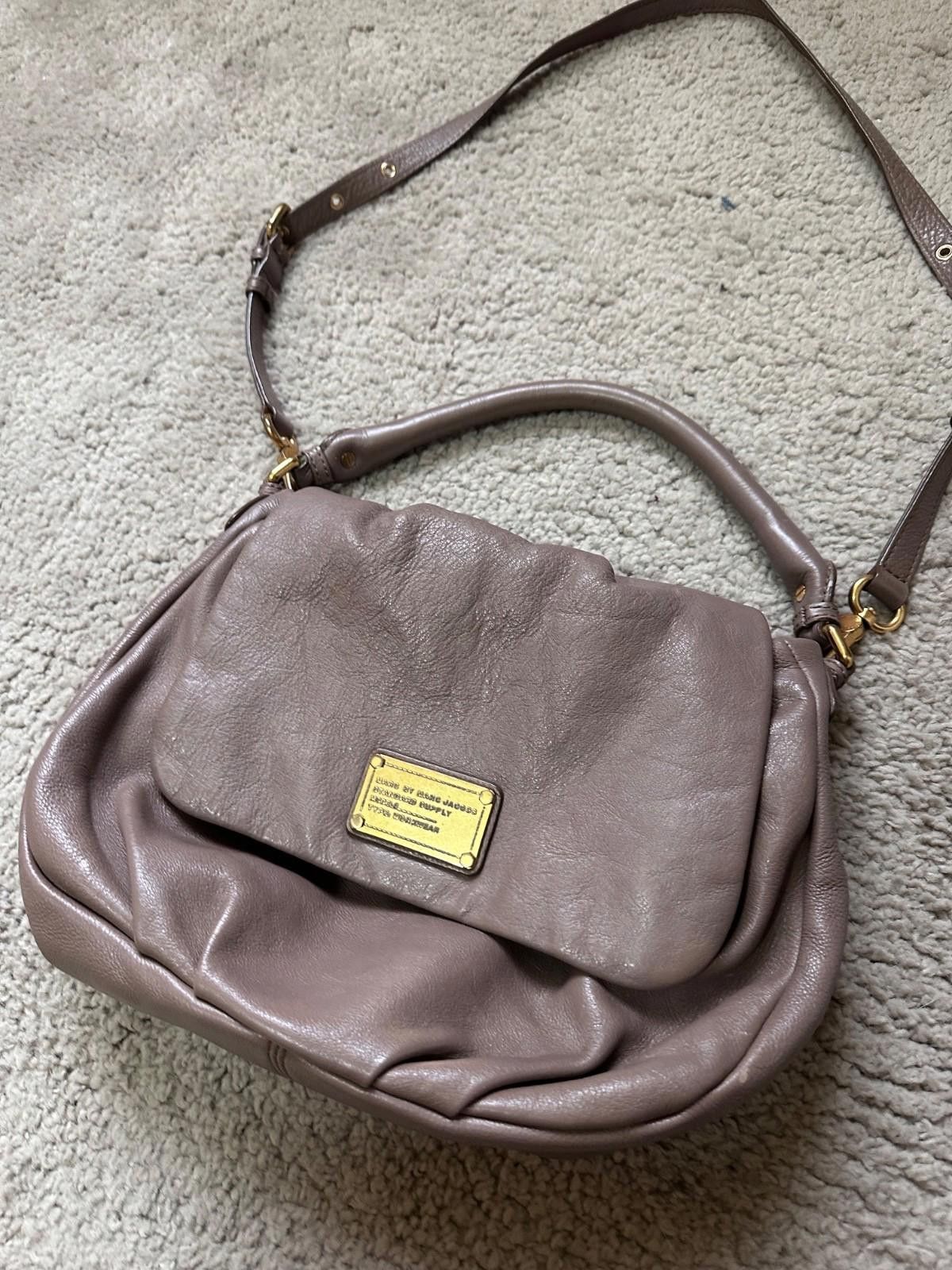 Marc Jacobs Marc by Marc Jacobs Beig Leather Classic Q Lil Ukita Satchel Size ONE SIZE - 4 Thumbnail