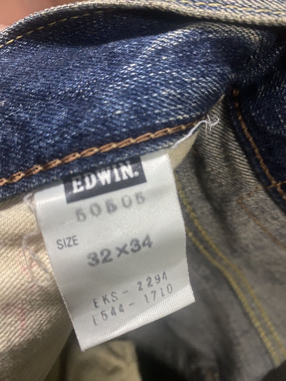 Edwin Vintage Edwin 505z Selvedge Faded Wash mud wash Baggy Jeans Size US 36 / EU 52 - 23 Thumbnail