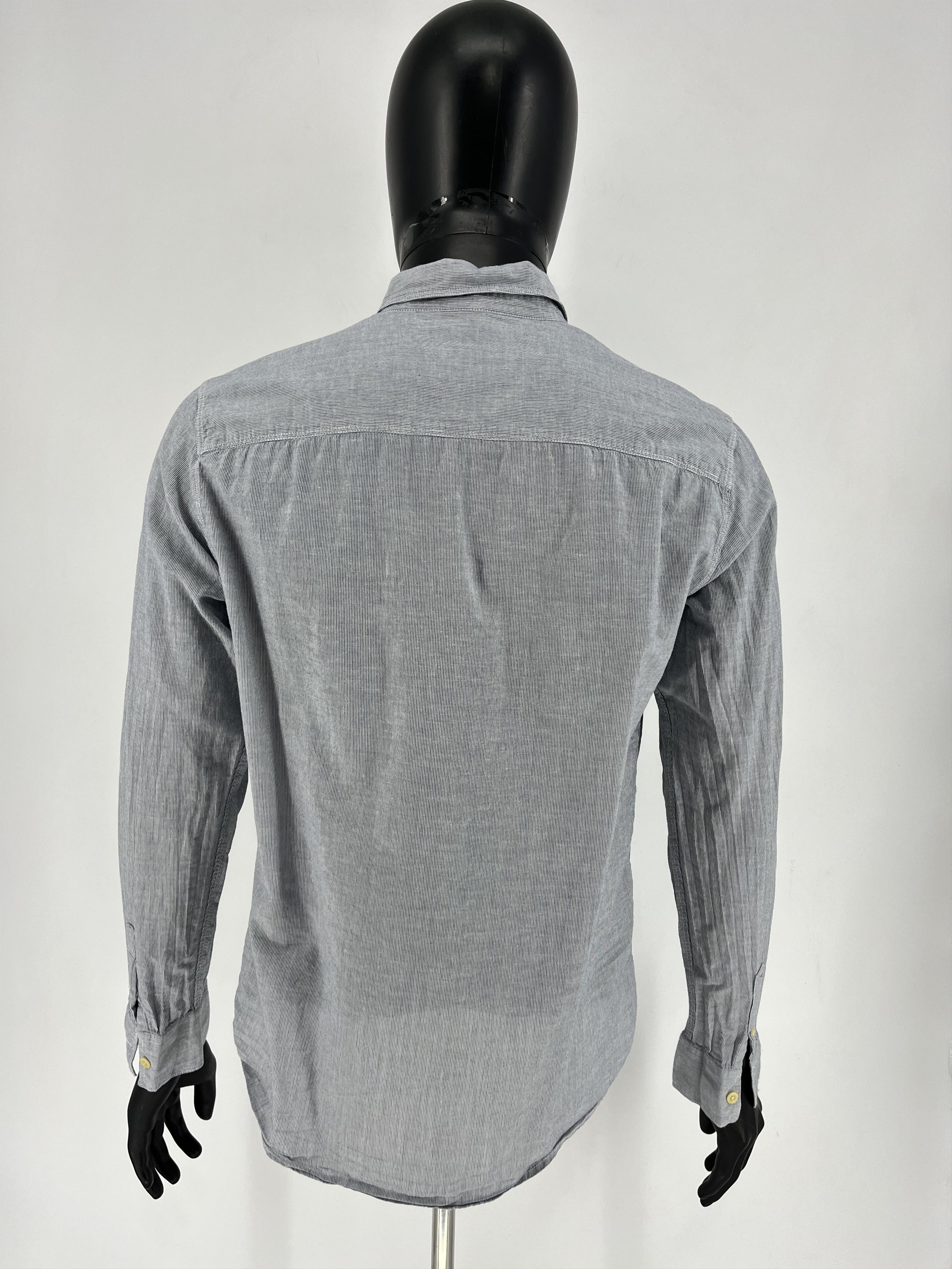Allsaints Vintage Striped Shirt Allsaints Size M Rare Luxury Size US M / EU 48-50 / 2 - 7 Thumbnail