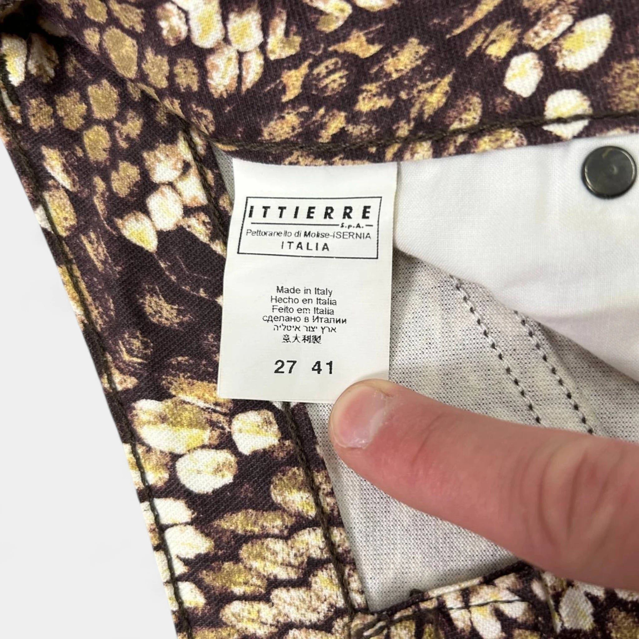 Just Cavalli Just Cavalli Geometric Print Pants Size 27" / US 4 / IT 40 - 8 Thumbnail