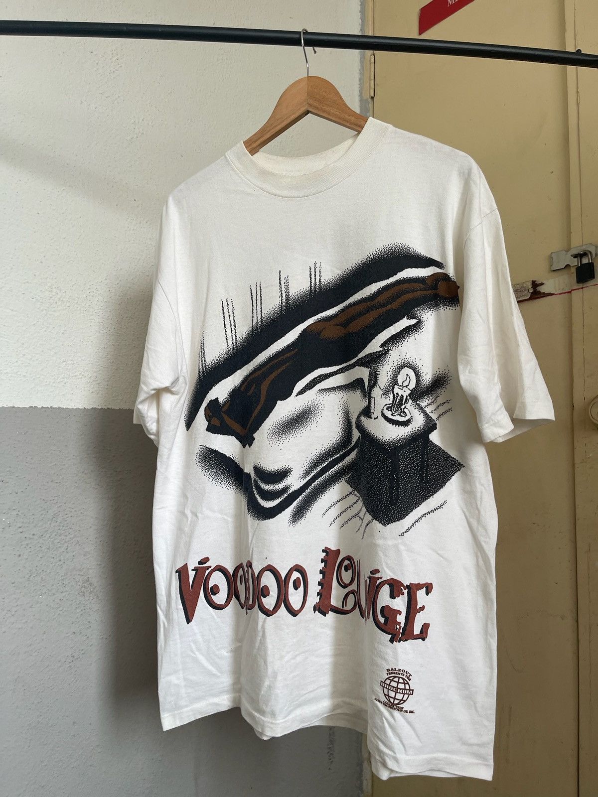 Band Tees × Vintage Vintage 1994 Rolling Stones Voodoo Lounge Balzout Tshirt Size US XL / EU 56 / 4 - 1 Thumbnail