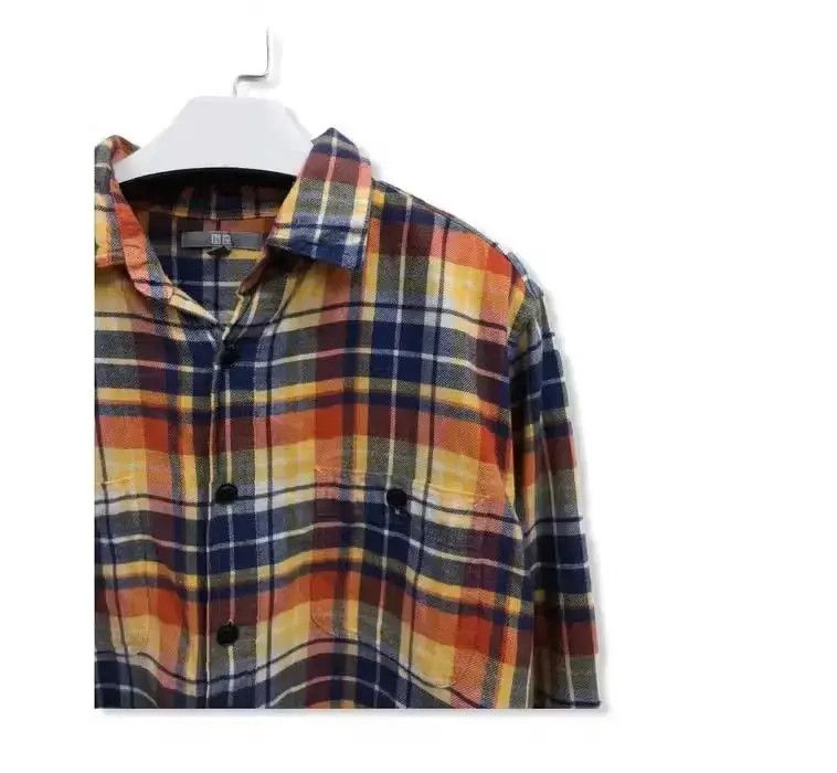 Flannel Japanese Brand Uniqlo Plaid Tartan Flannel Shirt 👕 Size US M / EU 48-50 / 2 - 2 Thumbnail