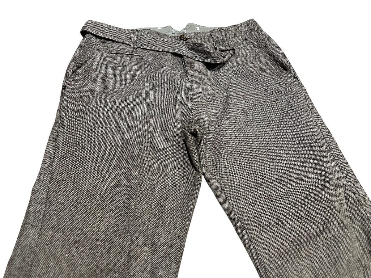 PPFM 🔥Sick Y2K PPFM Destruct Wool Bondage Pants Size US 32 / EU 48 - 5 Thumbnail