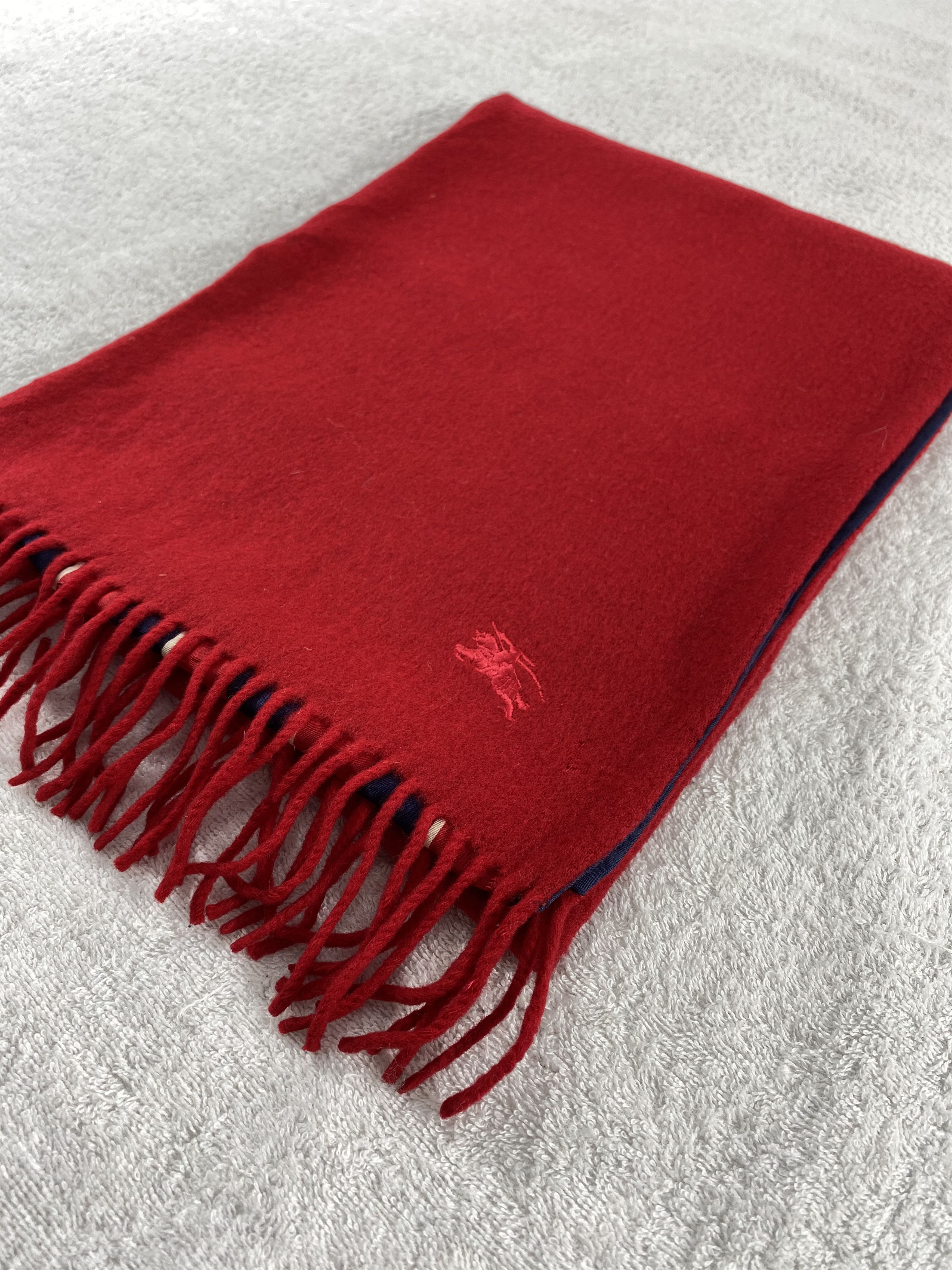Burberry × Vintage Burberry Scarf / Muffler / Neckwear - WW1639 Size ONE SIZE - 4 Thumbnail