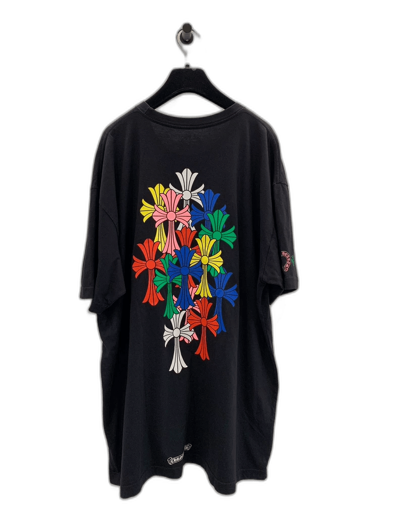 Chrome Hearts Chrome Hearts Colorful Cross Black Short-Sleeve T-Shirt Size XXL / US 16-18 / IT 52-54 - 1 Thumbnail