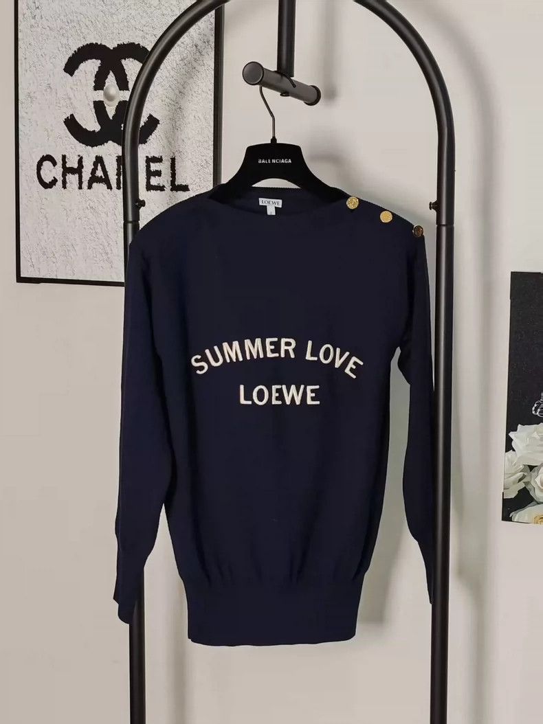 Loewe LOEWE Knitted wool sweater Size US S / EU 44-46 / 1 - 1 Thumbnail