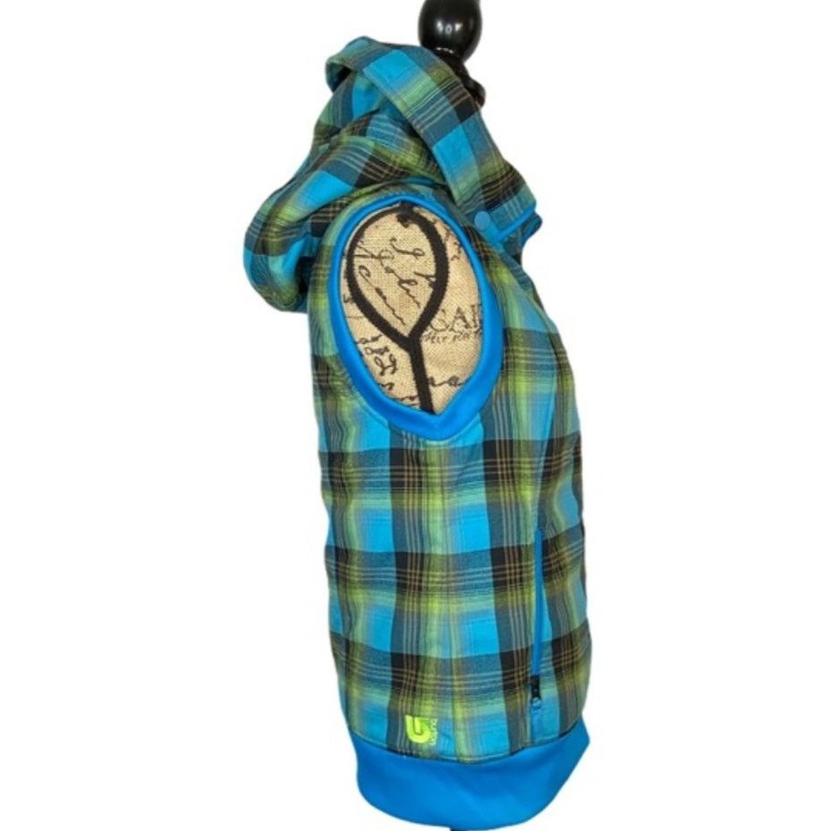 Burton Burton Dryride Vest Women’s S Blue Green Plaid Zip Up Hoodie Size S / US 4 / IT 40 - 13 Thumbnail