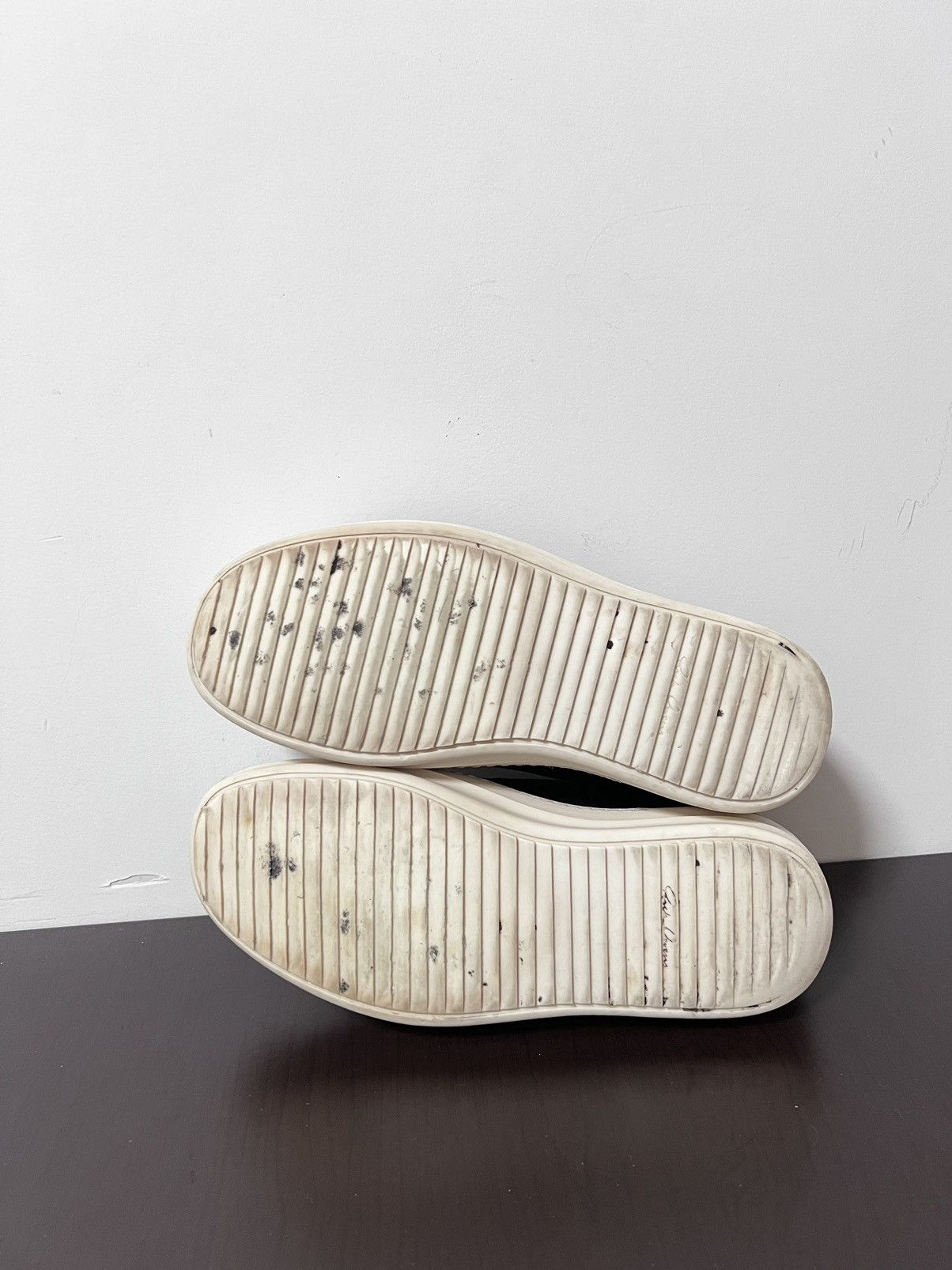 Rick owens leather slip on boat sz 36.5