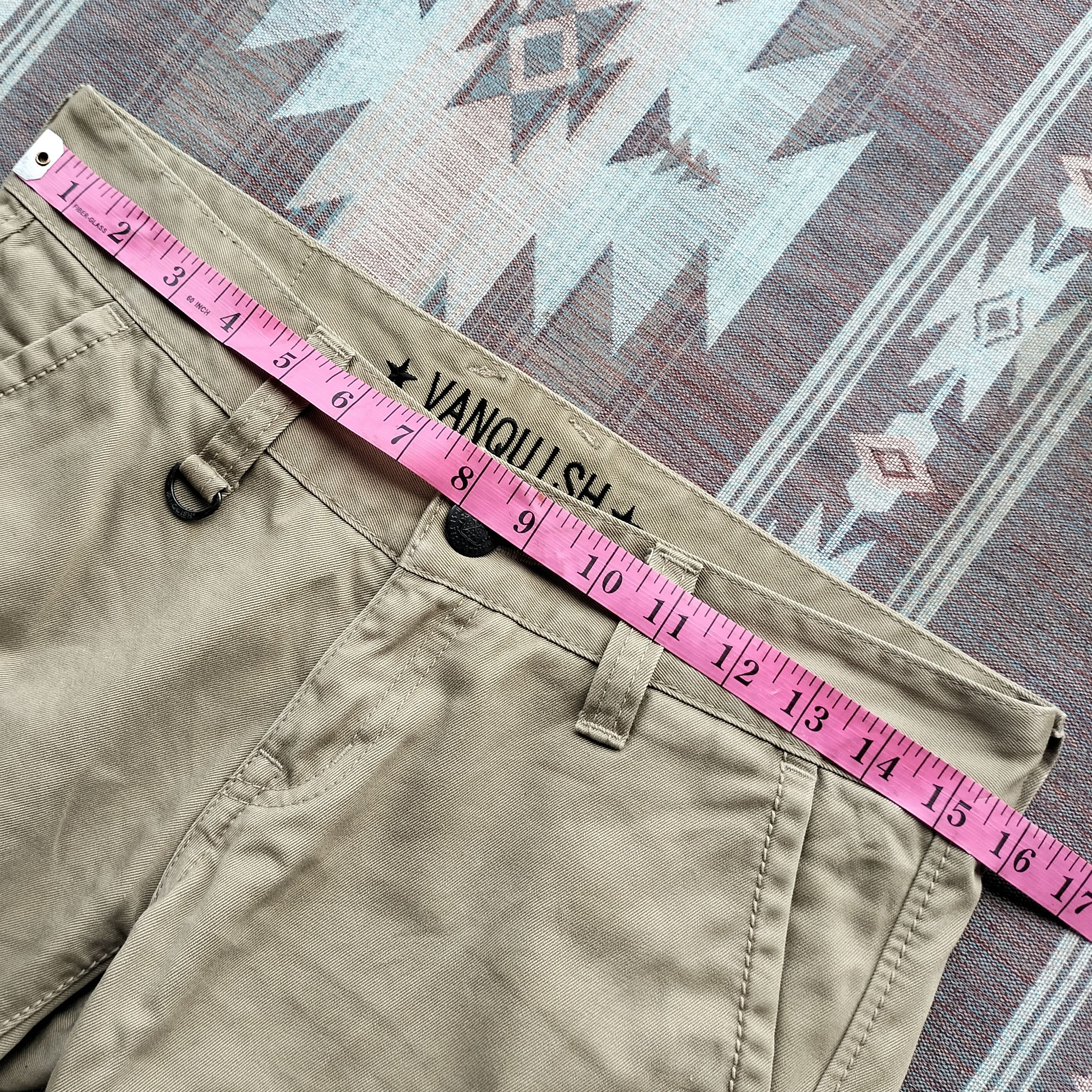 Vanquish Vanquish Gold japan flare catton pants Size US 31 - 14 Thumbnail