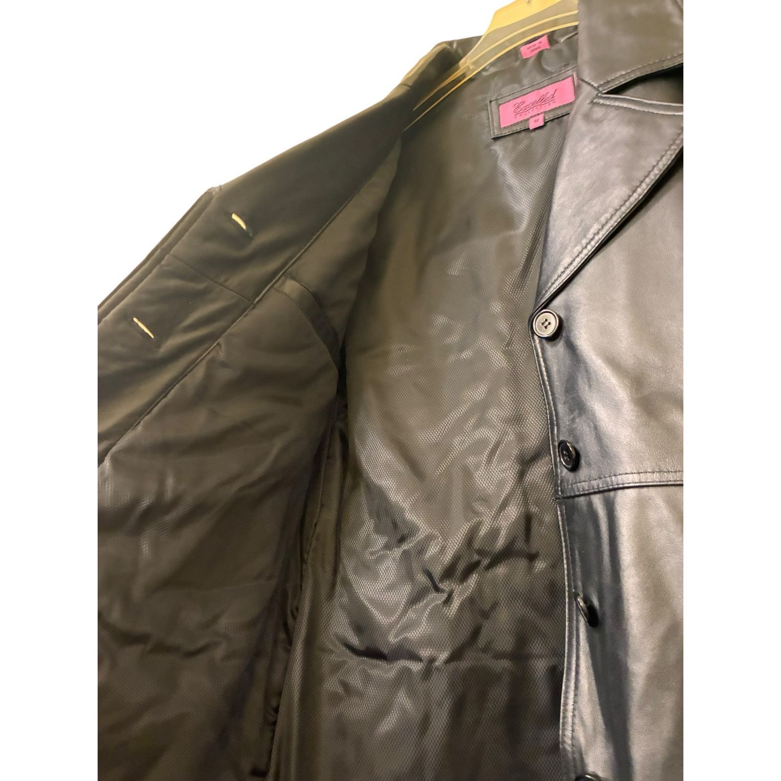Excelled Excelled Collection genuine lambskin leather trench coat Size M / US 6-8 / IT 42-44 - 5 Thumbnail
