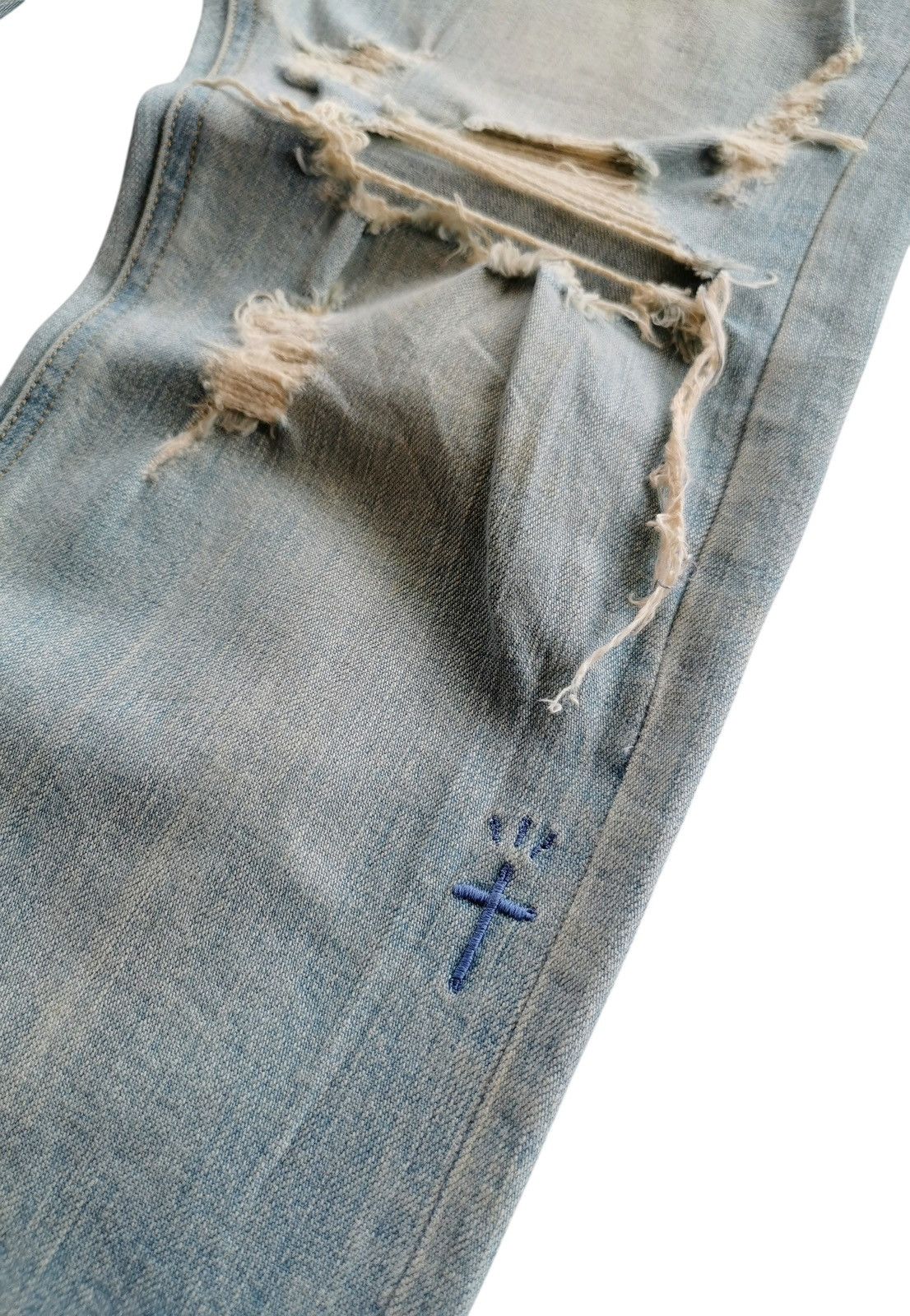 Japanese Brand Chord Number Eight "Rocks Rebel Music" Style Amiri Size US 31 - 7 Thumbnail