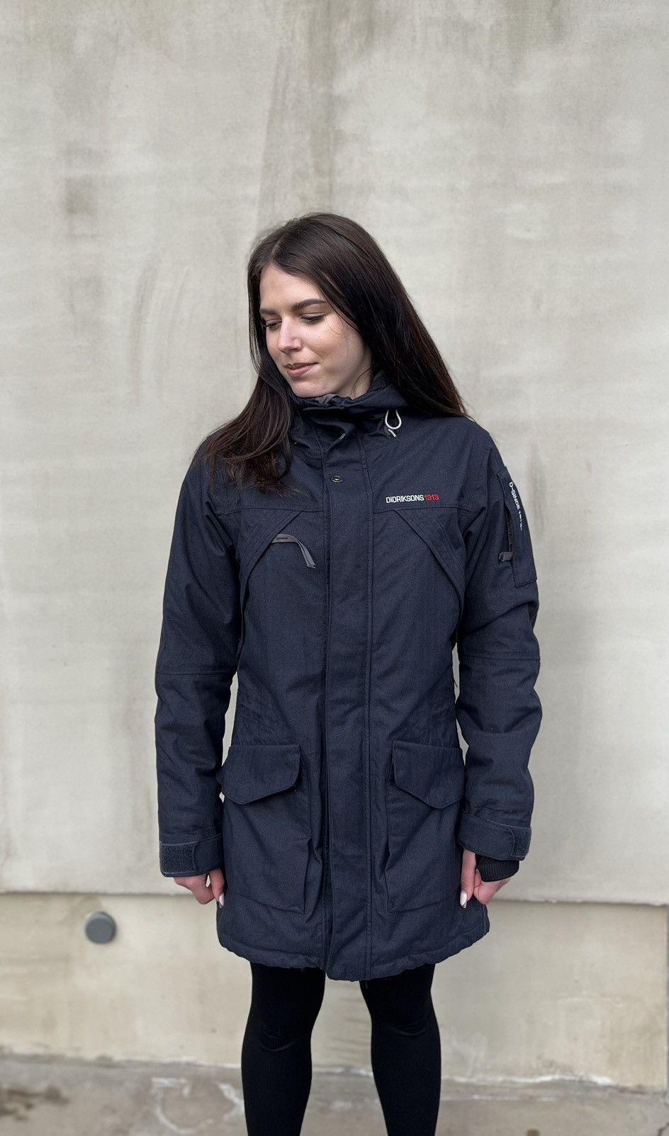 Didriksons 1913 Women's Jacket Parka Storm System Size 36