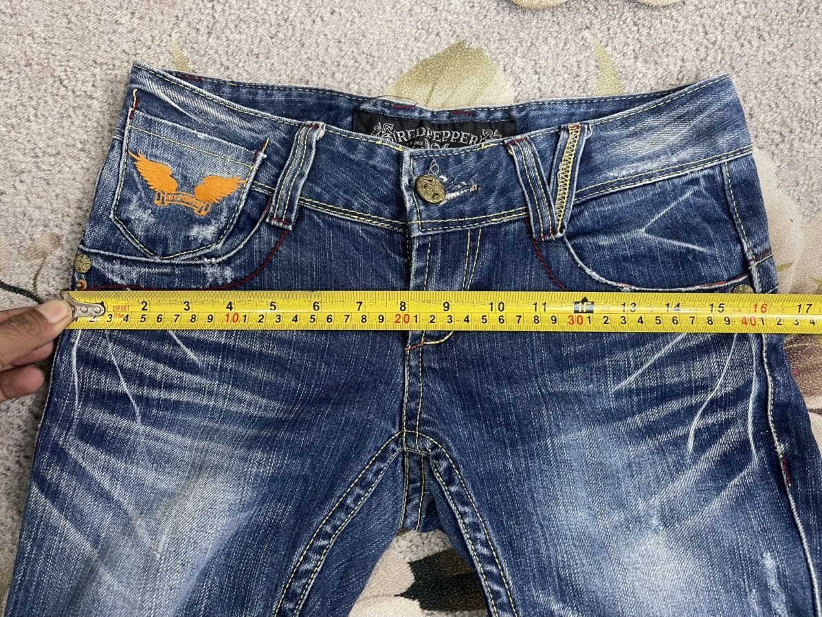 Japanese Brand Red Pepper Jeans Flare Streetwear Size 25" / US 0 / IT 36 - 14 Thumbnail