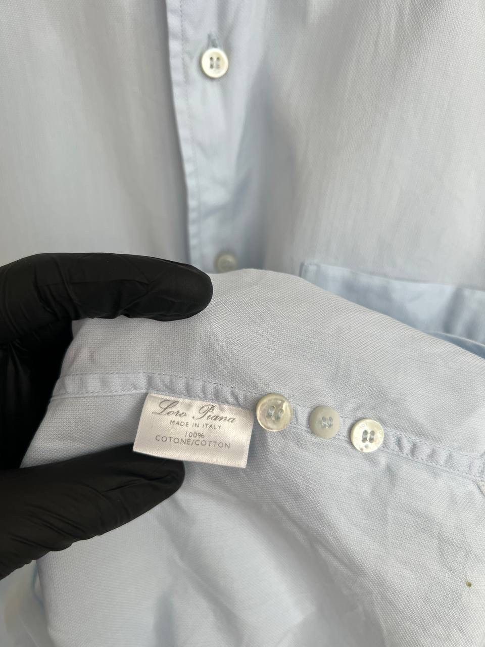 Loro Piana Loro Piana Light Blue Button Shirt Mens Size 15/40 or M/L Size US M / EU 48-50 / 2 - 12 Thumbnail